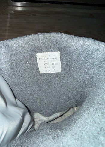 Lumberjack Gri Fermuarlı Kadın Kar Botu Su geçirmez - Görsel 3