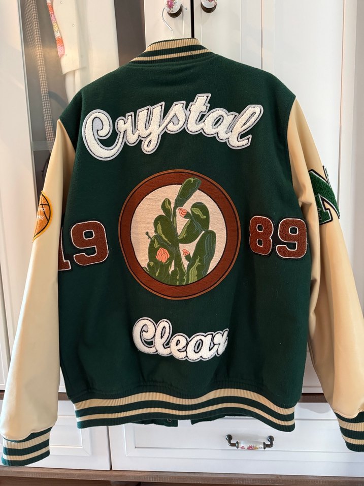 Zara Yeşil Baskılı Kadın Bomber Ceket - Görsel 5