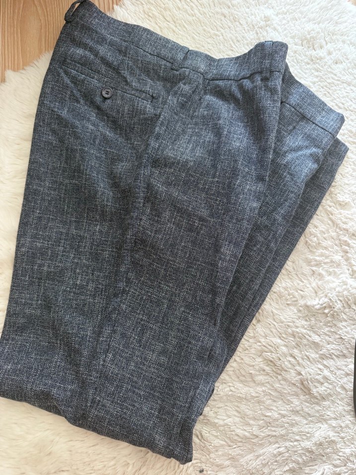 Gri Modern Klasik Erkek Takım Elbise - Görsel 3