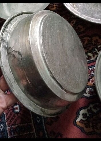 Diğer BAKIR ANTİK tabaklar ve tencere 100 yıllık