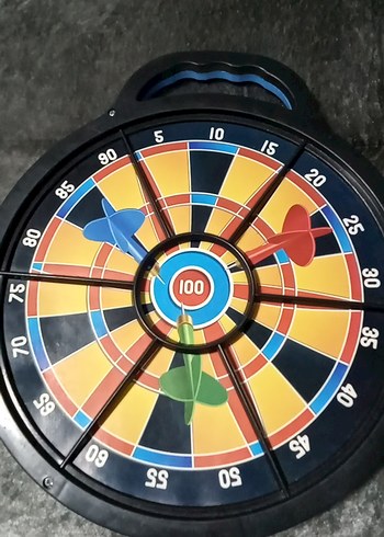 Renkli Dart Oyunu Seti - Görsel 2