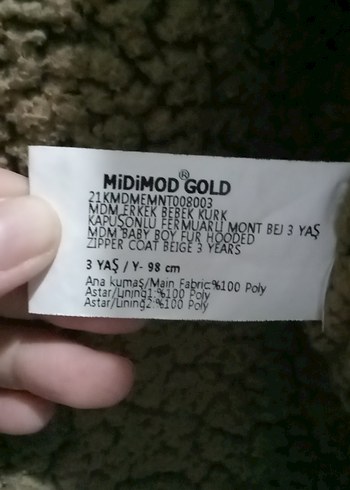 Kapüşonlu Kürklü Çocuk Mont - Görsel 4