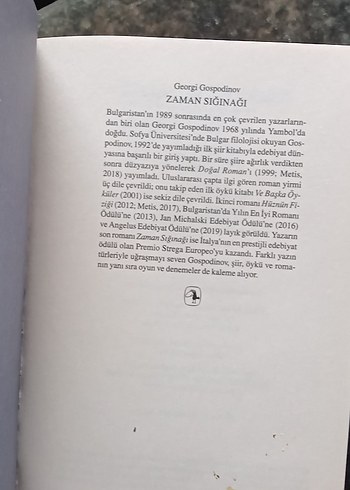 Georgi Gospodinov Hüznün Fiziği - Görsel 5