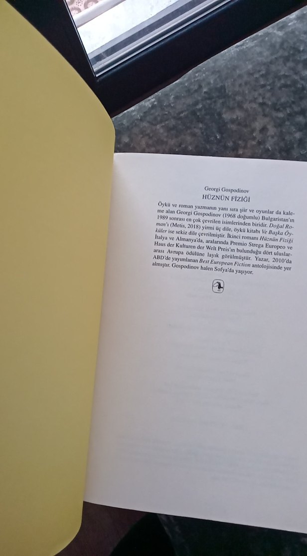 Georgi Gospodinov Hüznün Fiziği - Görsel 3