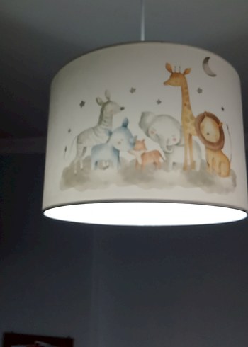 Çocuk Odası Hayvan Figürlü Avize - Görsel 2