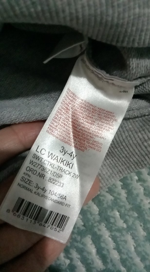 Gri Baskılı Erkek Çocuk Sweatshirt - Görsel 4