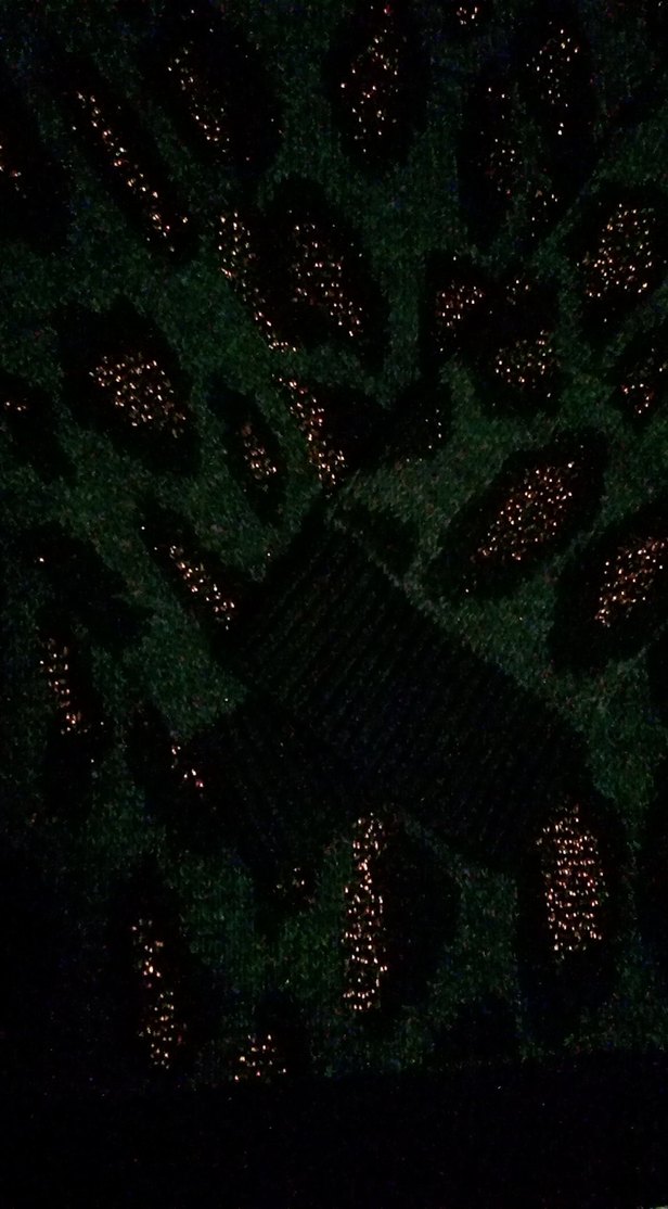 Siyah simli desenli kazak - Görsel 3