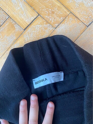 m Beden siyah Renk Bershka İspanyol Paça Tayt/Pantolon