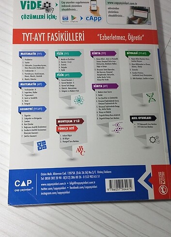  Çap fasikül 