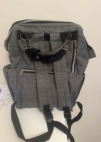 Gri Desenli Bebek Çantası - Görsel 3