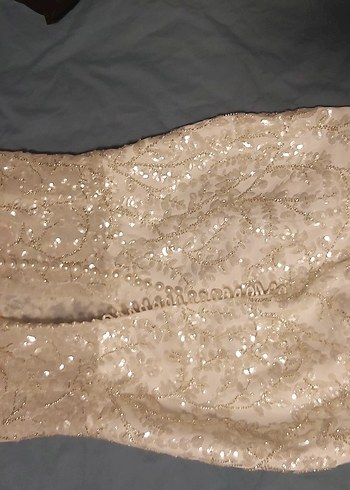 Modern Klasik Beyaz Balık gelinlik - Görsel 3