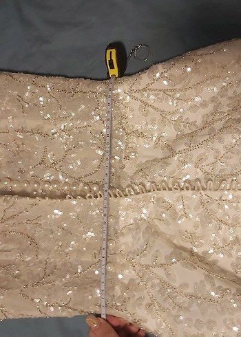 Modern Klasik Beyaz Balık gelinlik - Görsel 4