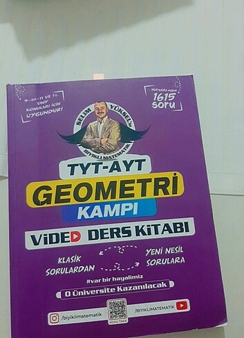 Bıyıklı matemetik tyt ayt geometri video ders defteri 2024