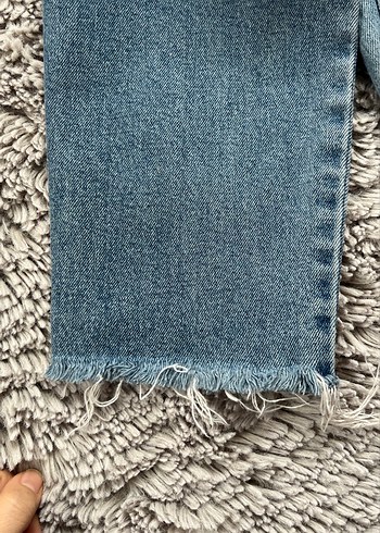 Kadın Mavi Regular Fit Denim Pantolon - Görsel 4