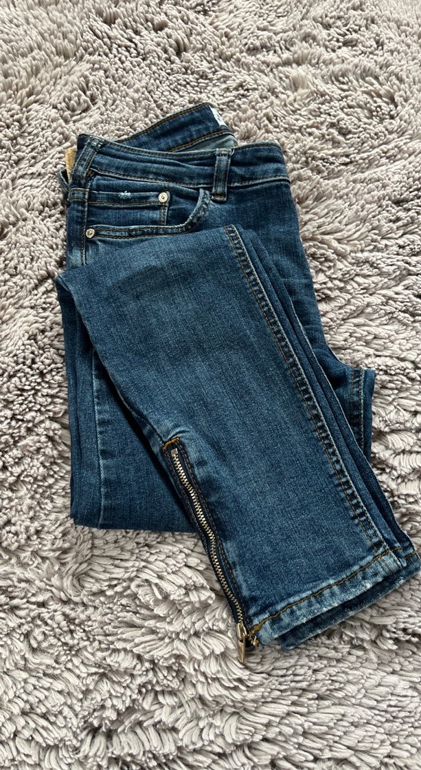 Kadın Lacivert Normal Kesim Kot Pantolon - Görsel 2