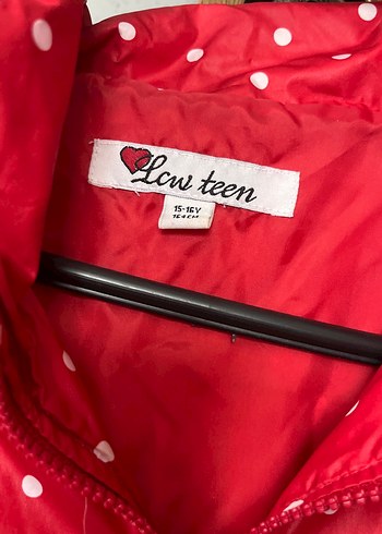 Kız Çocuk Puantiyeli Kırmızı Yağmurluk - Görsel 2