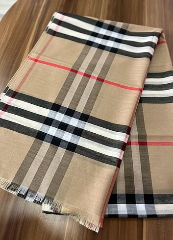 Beden BURBERRY EKOSE DESEN ŞAL ANA RENK