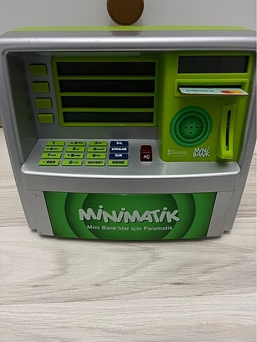 Koleksiyonluk garanti bankası minibank