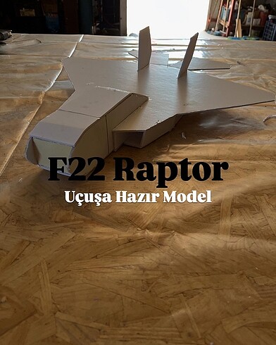 F22 Raptor uçuşa hazır model uçak