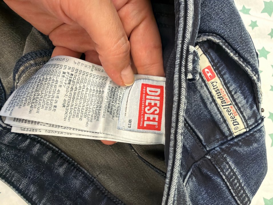 Diesel Koyu Mavi Denim Jean — görsel 4/5