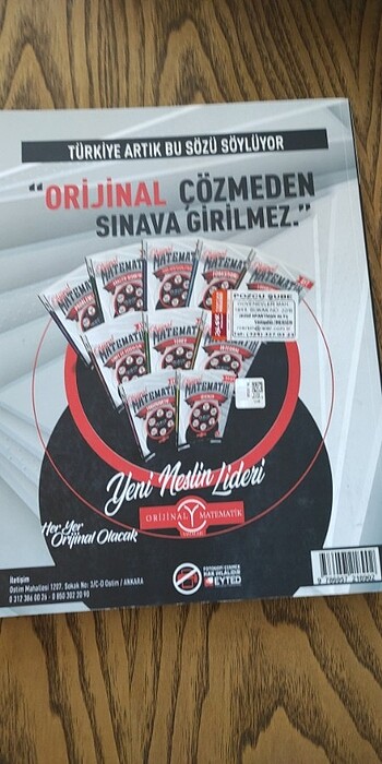  Orijinal yayınları ayt matematik integral föyü