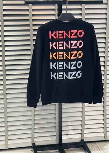 Kenzo Siyah Baskılı ySweatshirt