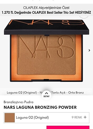 Nars Laguna Bronzer Büyük Boy