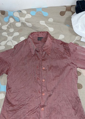 Bele Oturan Vintage Gömlek y2k grunge - Görsel 2