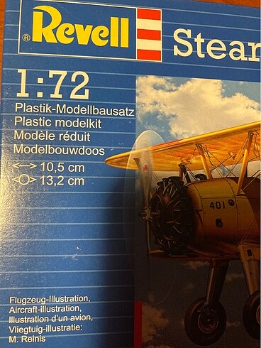  Revell Stearman 1:72 Uçak Maketi