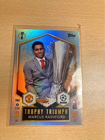 Topps Match Attax Kart - Marcus Rashford