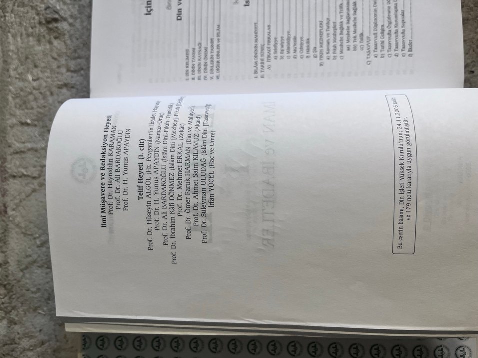 İlmihal Seti - İman, İbadetler ve İslam Toplumu Ciltli - Görsel 3