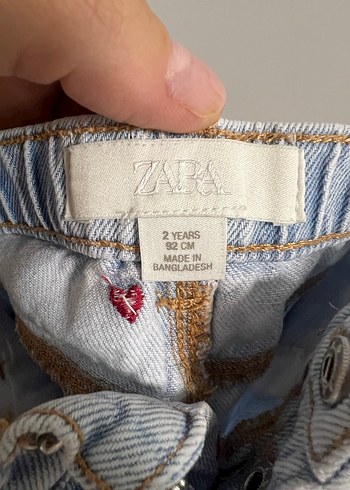 Zara kız bebek şort - Görsel 3