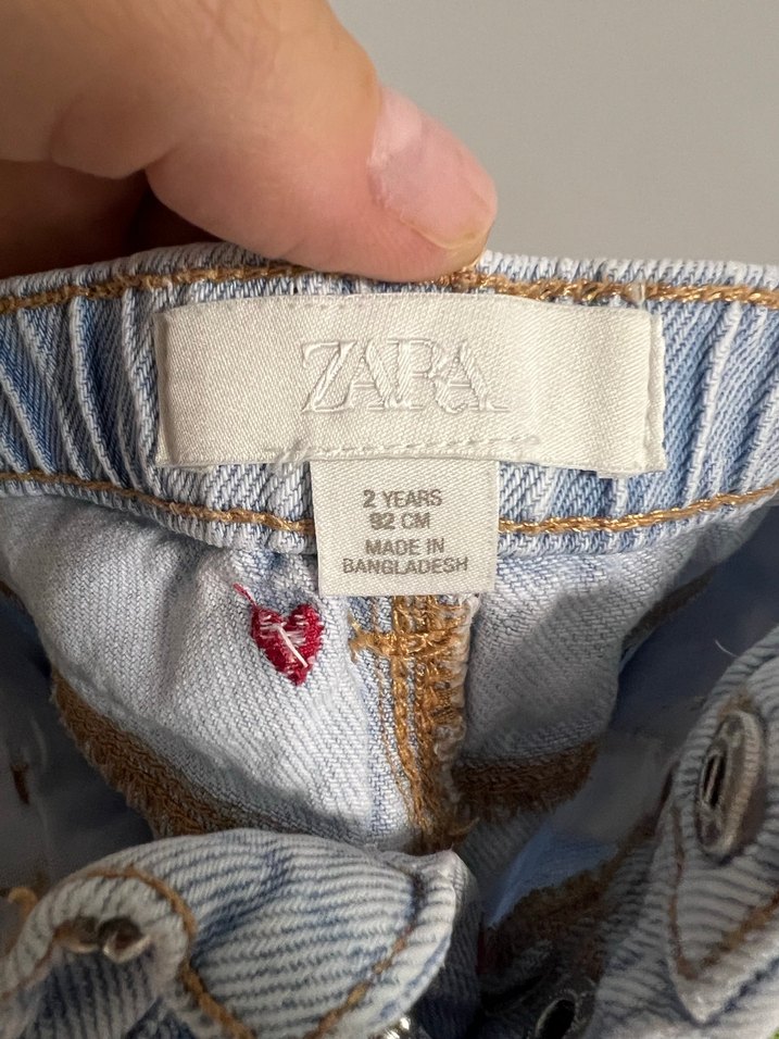 Zara kız bebek şort - Görsel 3