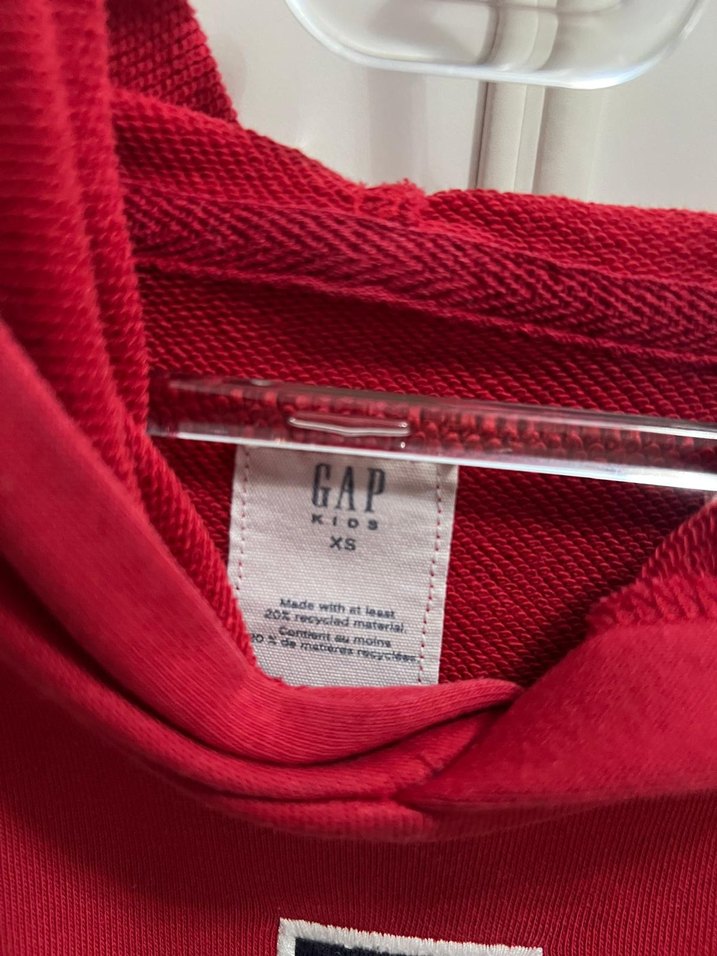 Kırmızı GAP Kapüşonlu Çocuk Sweatshirt - Görsel 2