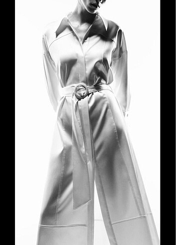 Zara ZARA SATEN ELBİSE