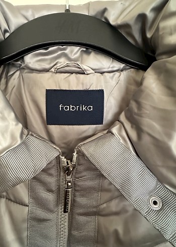 Gri Kadın Fermuarlı Mont - Görsel 3