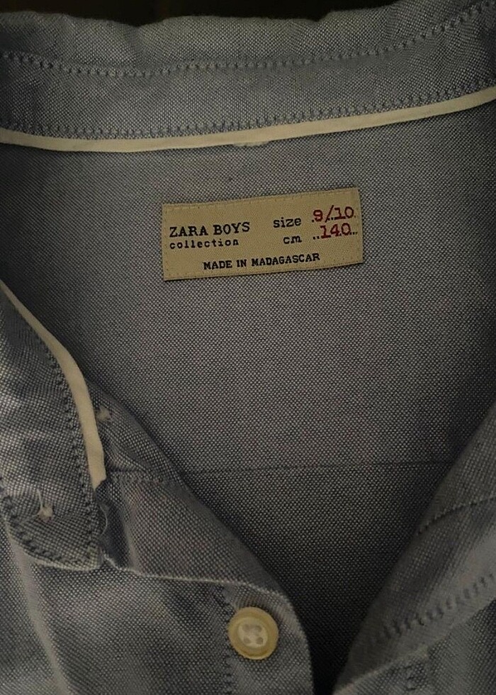 Zara erkek cocuk gomlegi - Görsel 2