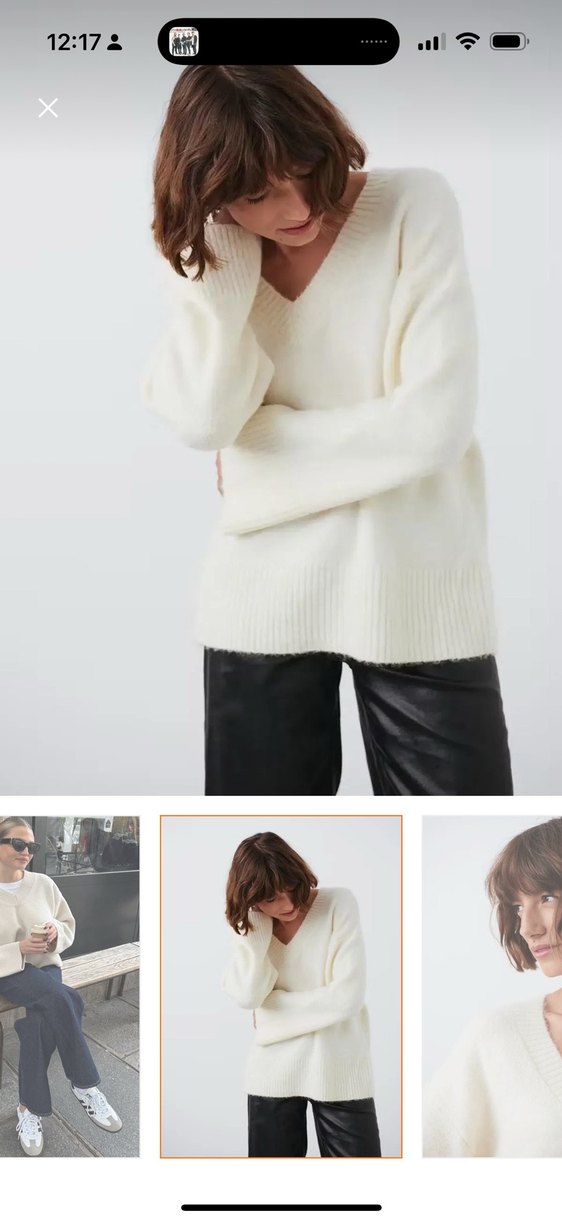 Madmext bej yünlü kazak - Görsel 2