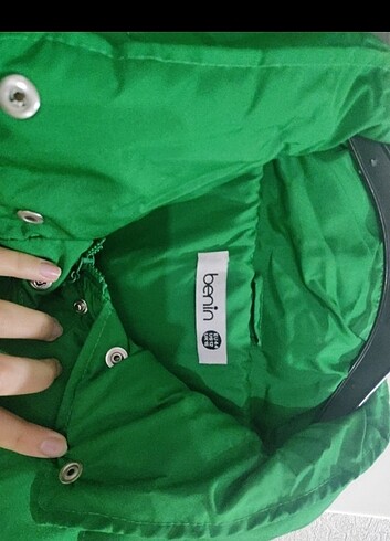 xxl Beden yeşil Renk Yeşil benin mont