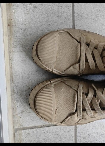 LCW bilekli krem sneaker