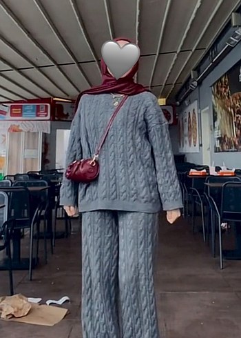 Kadın Örgü Triko Takım - Görsel 2