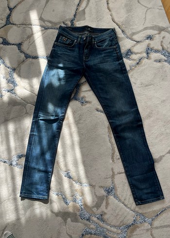 Erkek Lacivert Denim Normal Boy Kot Pantolon