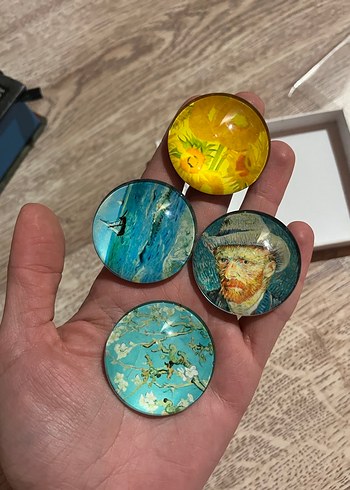 Turkuaz Buzdolabı Magnet Seti 4'lü - Görsel 2