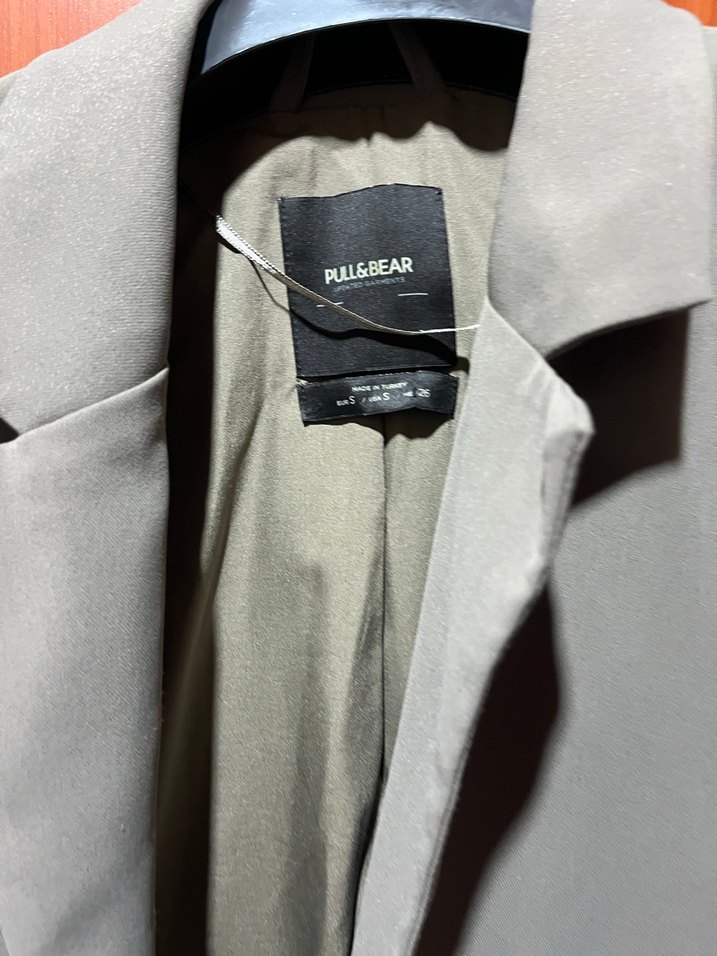 Bej Düğmeli Kadın Blazer Ceket - Görsel 2