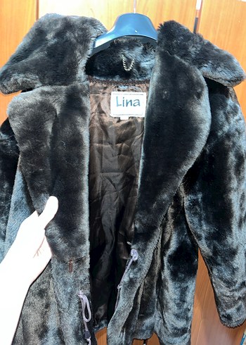 Kahverengi Kürk Detaylı Midi Kadın Mont - Görsel 2