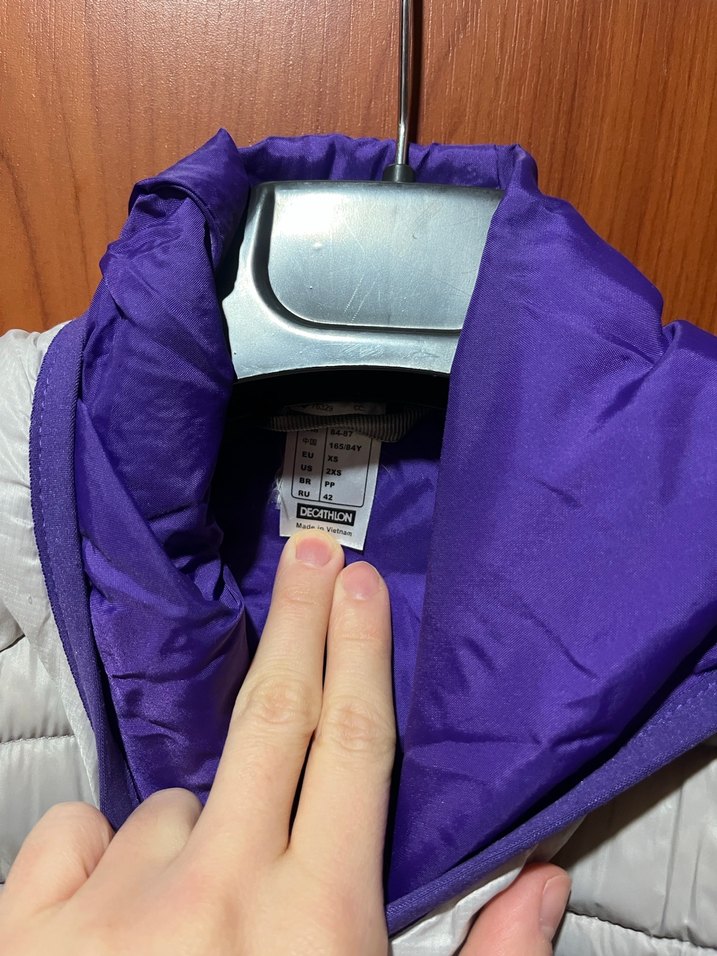 Kadın Bej Midi Mont, Fermuarlı, Kapüşonlu - Görsel 3