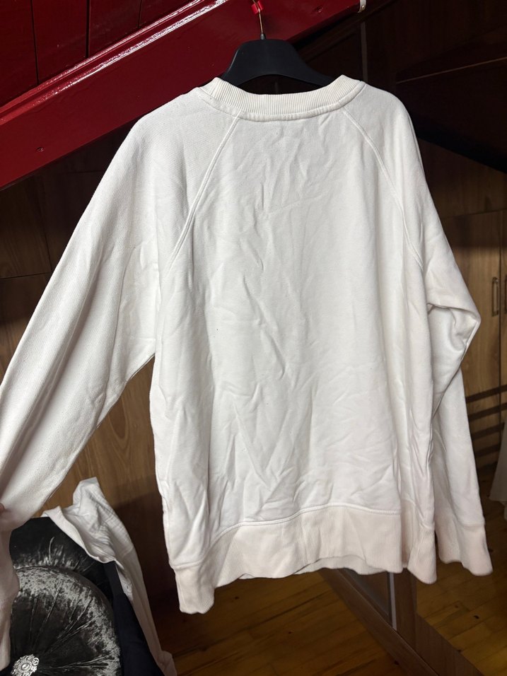 DKNY Beyaz Logo Sweatshirt — görsel 5/6