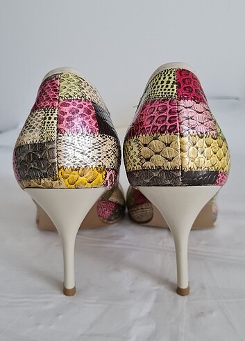 Deichmann Renkli rugan stiletto 