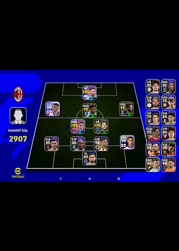 Efootball 2025 hesabı