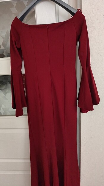 40 Beden bordo Renk Bordo 40beden abiye elbise